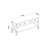 72'' Solid Wood Top Console Table