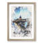 Saint-Pierre Bridge in Toulouse France - Picture Frame Graphic Art Print-56861951-56861956
