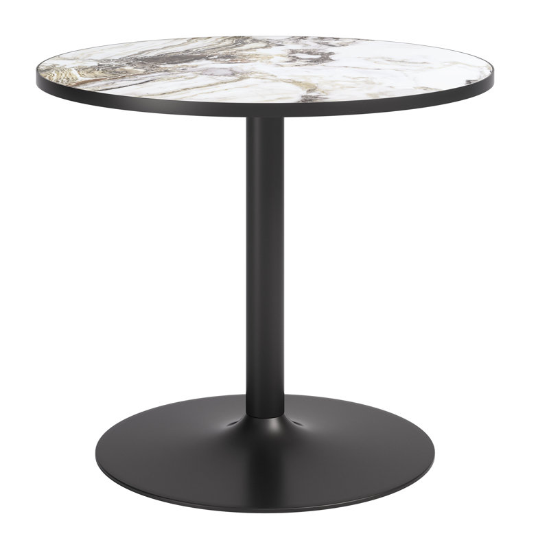 Table de salle à manger Batu grise et noire