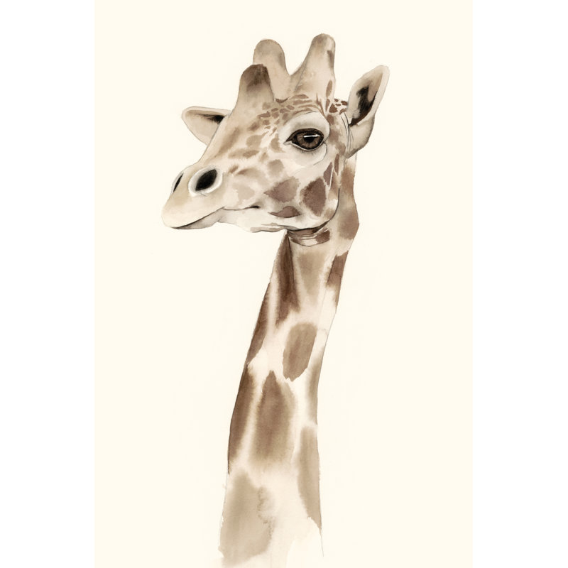 Safari Portrait III by Grace Popp - Painting, Wrapped Canvas, 30cm H x 20cm W