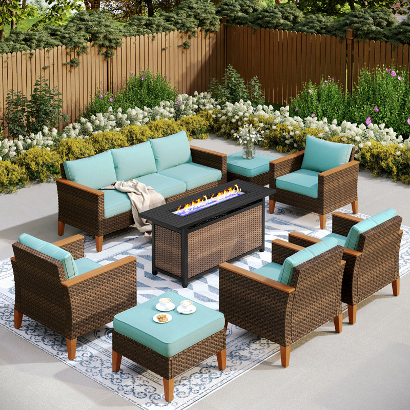 Ensemble modulaire d'extérieur Salem, Oui, Bleu
