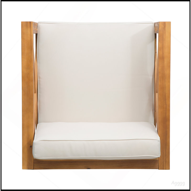 CHAISE CLUB BRAVA, Beige, Teck