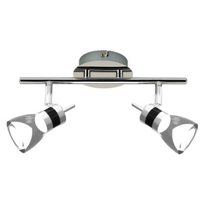 11.8'' 2 -Light Fixed Track Track Kit with Dimmable and Adjustable Head