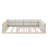 Wood Full Size Upholstered Platform Bed With Guardrail And Pillow-1746747779