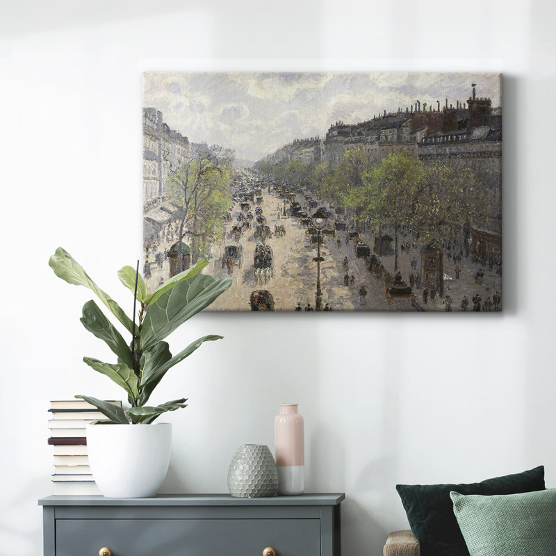 Paysage rétro - DVD II, Toile tendue, H 9 po x l 13 po x P 1,5 po