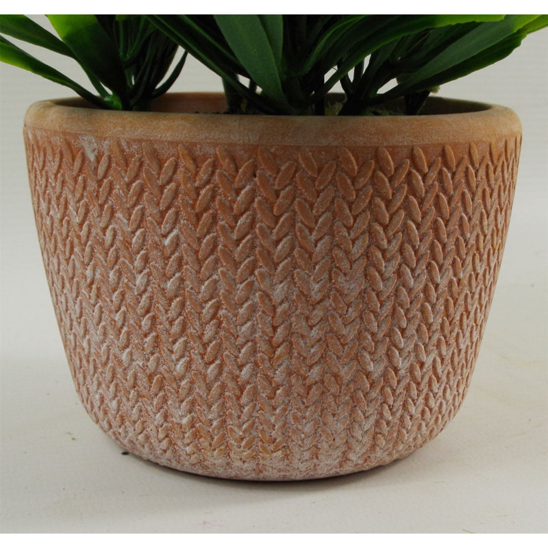 22cm Faux Plant in Terracotta Planter