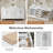 Riverford 72'' Fully Assembled Double Bathroom Vanity With Solid Surface White Granite Top
