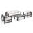 Dulcie 5-Person Seating Set with Sunbrella® Cushions-89269309
