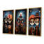 Jour de l'art mexicain, ensemble de salon 4 pièces, art mural mexicain-623548226-623548237