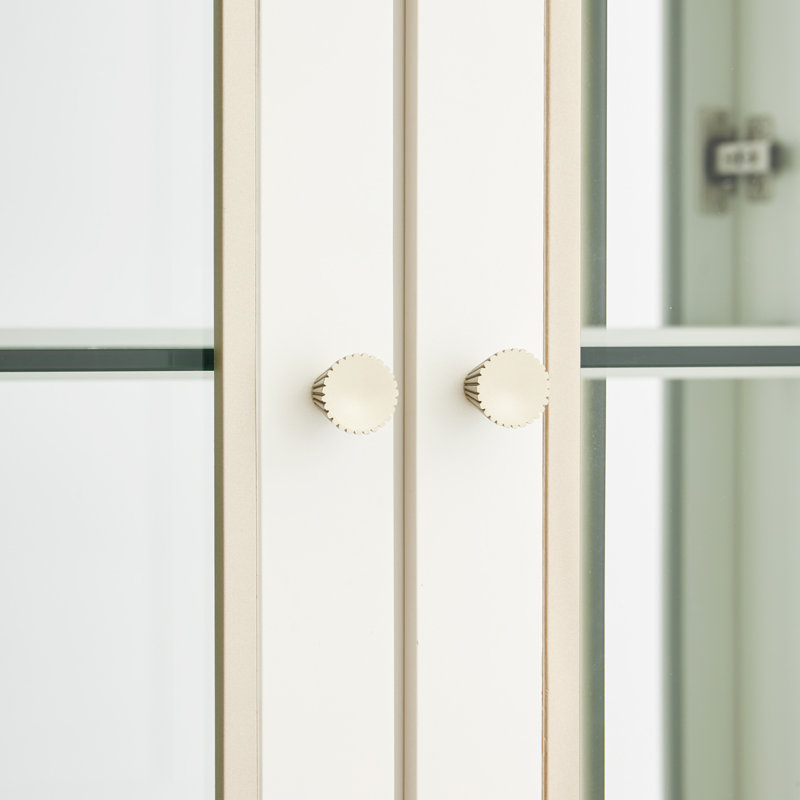 La Marisia Display Cabinet - Creamy Pearl