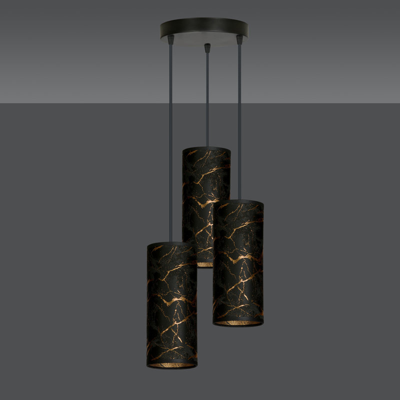 Sutter 3 - Light Cluster Pendant, Black