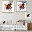 «Red and Black Abstract Symphony II», reproduction d'art sur toile-1990469538-1990469537