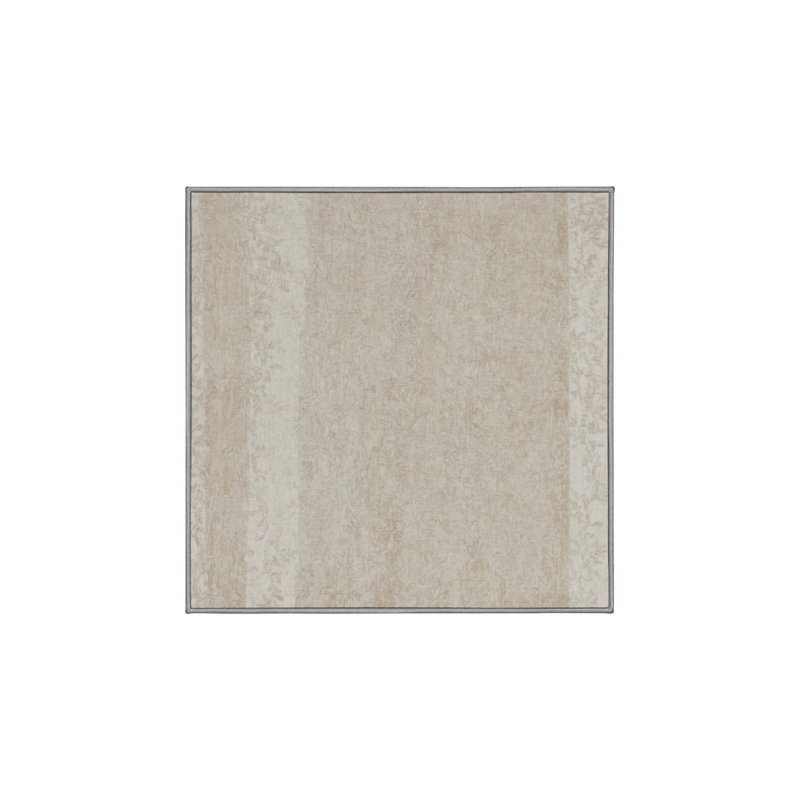 Tapis gris lavable à la machine GSIX03681, Carré 6 pi