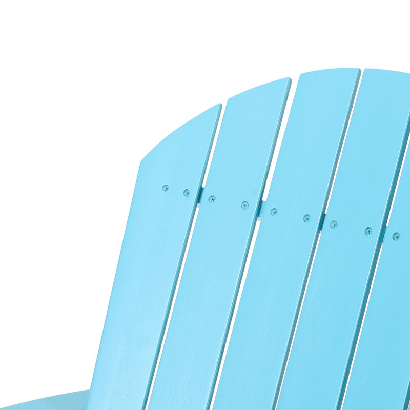 Chaise Adirondack pliante Vejle, Bleu sarcelle
