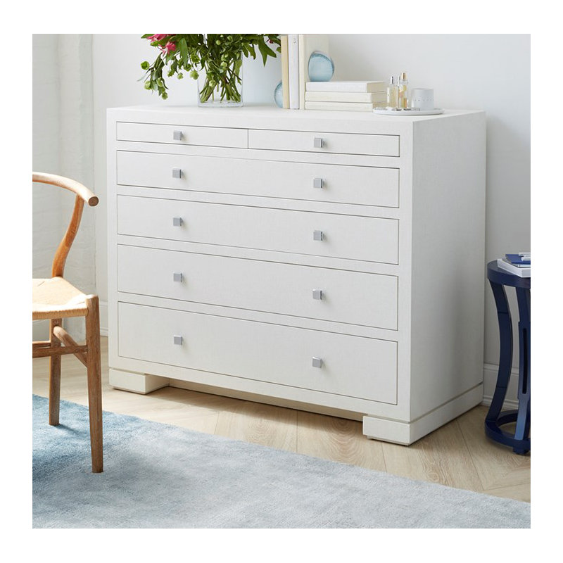 Frances Accent Chest, White