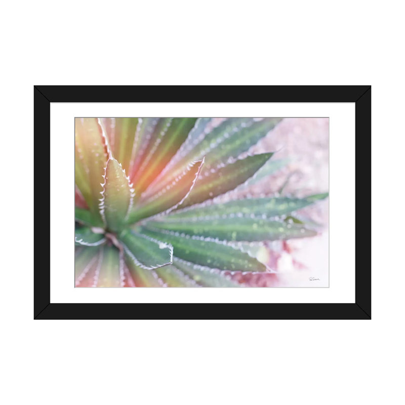 «Dream Desert I» par Sue Schlabach, impression sur toile tendue, H 16 po x l 24 po x P 1 po, Cadre noir
