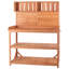 Grande table de 65 po pour l'extérieur en bois rustique-956569217