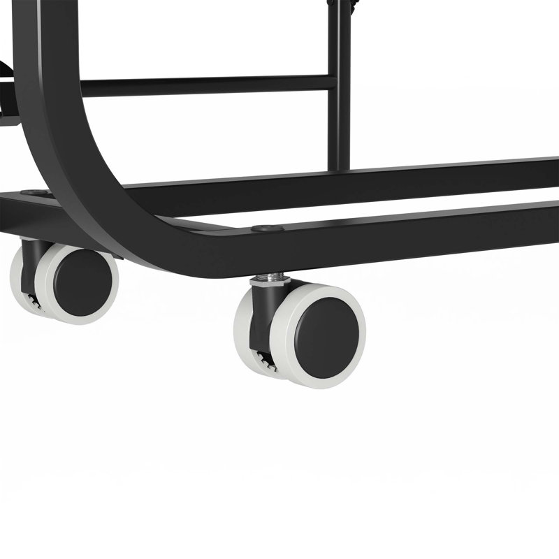 Lit pliant simple 75 po x 38 po avec matelas en mousse à mémoire de forme de 3,7 po, lit d'appoint pliable portatif, lit pliant pour les invités et structure en métal robuste