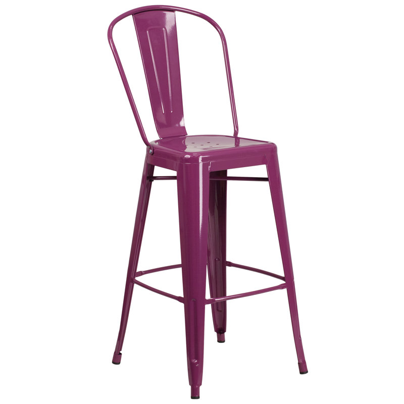 Tabouret de bar Iddings, Mauve lustré, 1, Tabouret de bar (siège d'une hauteur de 30 po)