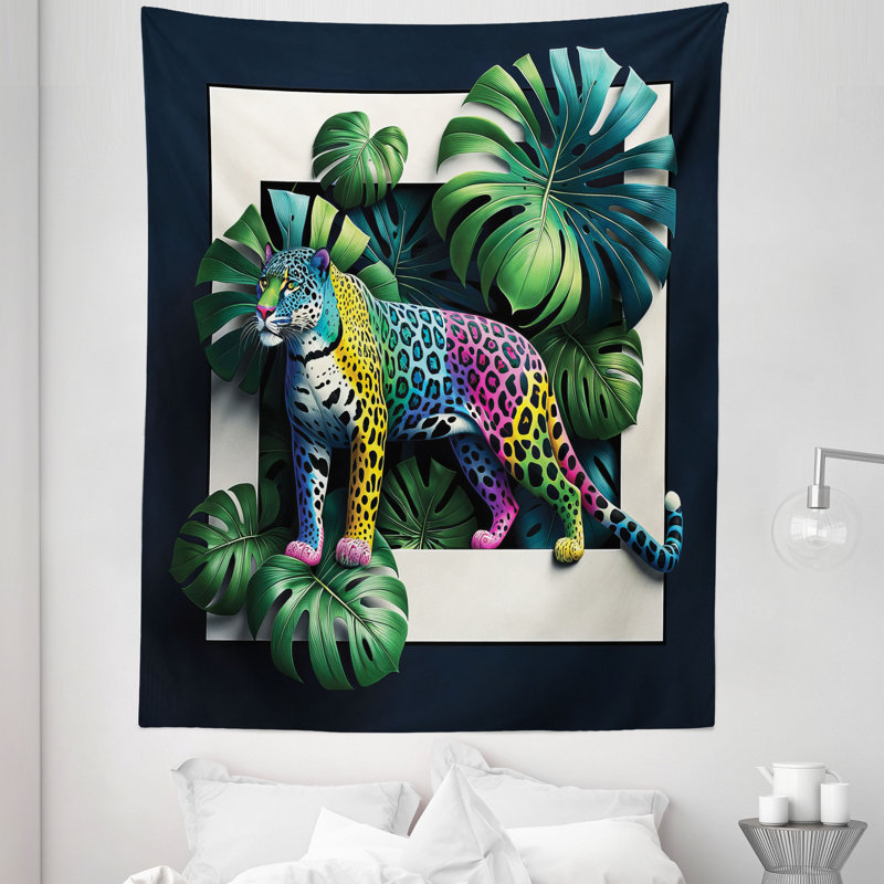 Tapisserie en microfibre, H 88 po x l 68 po