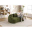 049s Chenille 2 sans os avec mise à niveau, 3 coussins décoratifs, pour le salon, le bureau, l’appartement, l’espace et le confortable courbé en chenille, utilisation modulaire à la maison, profil