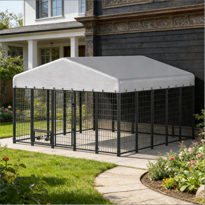 Spacious Dog Kennel,Outdoor Pet Kennel
