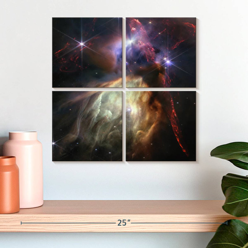 Oberle Rho Ophiuchi, 18" H x 18" W