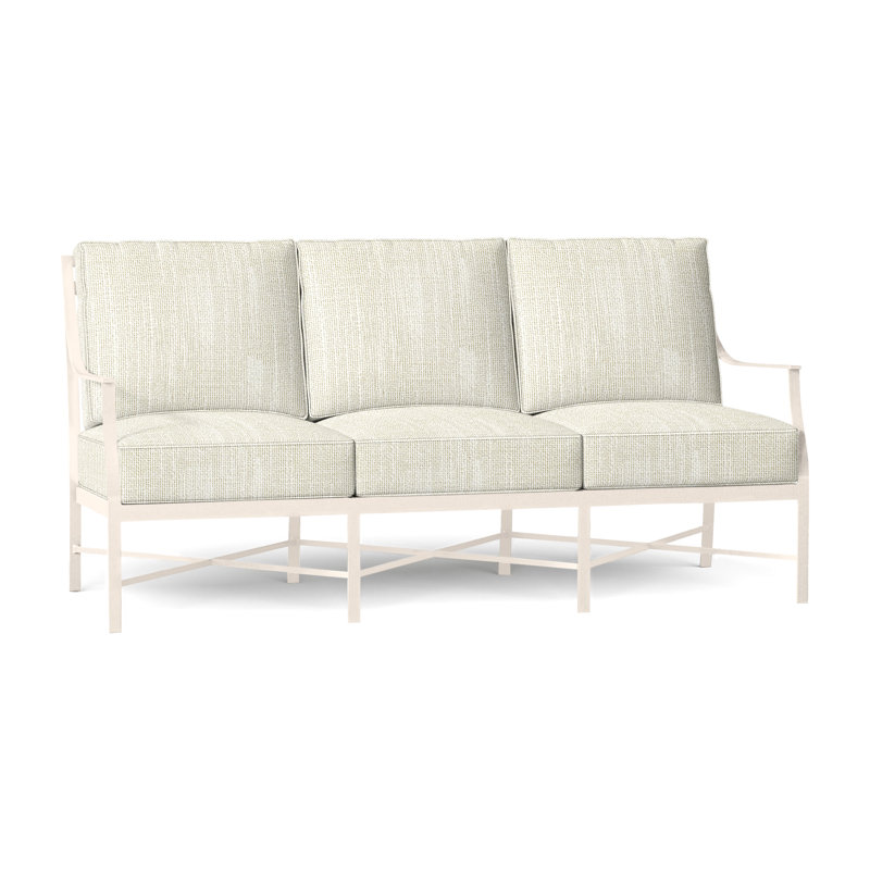 Canapé d'extérieur Monaco, InsideOut® Rollo ‑ lin argent, Gris ardoise, Welt