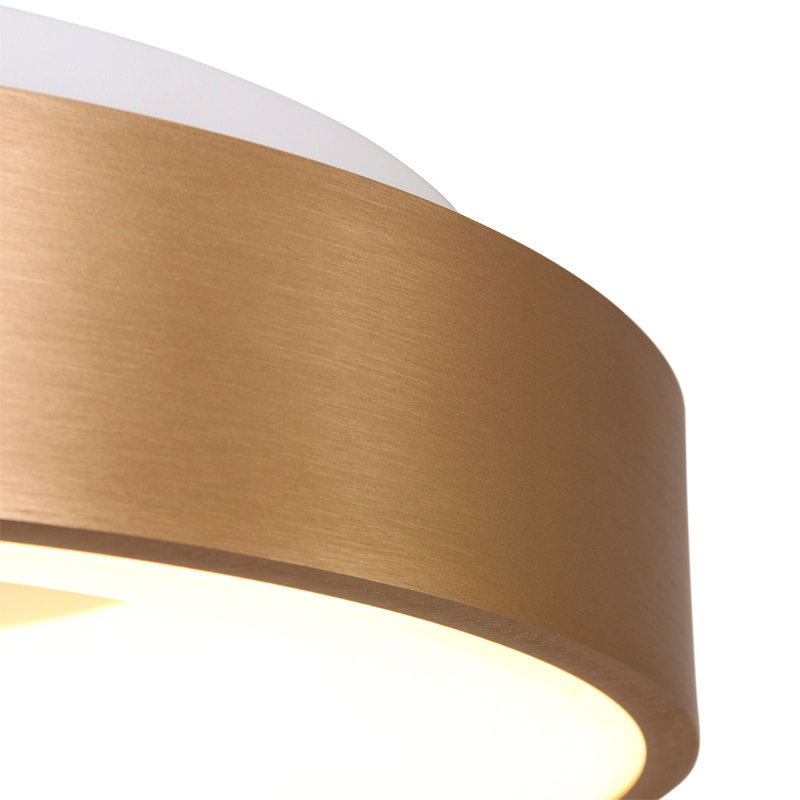 Aukievah LED Flush Mount, Gold