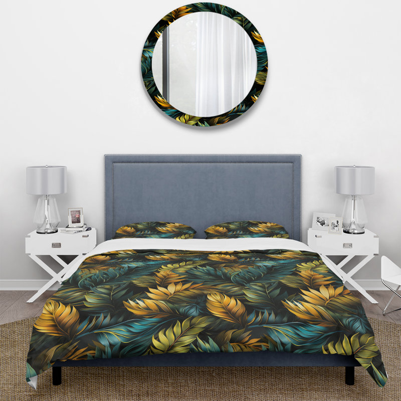 Ensemble de housse de couette Mirage Radiance, Housse de couette pour grand lit et 2 taies décor