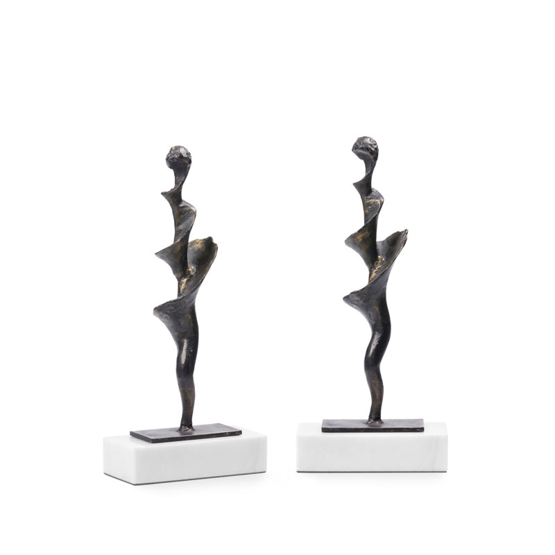 Spiral Statue, 13" H x 6" W x 3" D