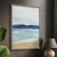 Watercolor Ocean Horizon II, reproduction encadrée - bois massif-2058773404