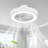 Blodgett 19.6" W Bladeless Ceiling Fan with LED Light (set Of 2)-740005678