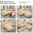 3 - Piece Upholstered L Shape Sectional Sofa Modular Sectional With Reversible Chaise -1797726698