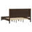 Echo Farmhouse Solid Wood Platform Bed, Distressed Panel Bed Frame, Rustic Country Cottage Style-908802491-908802488