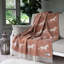 Chestnut Brown Horse Wool Throw