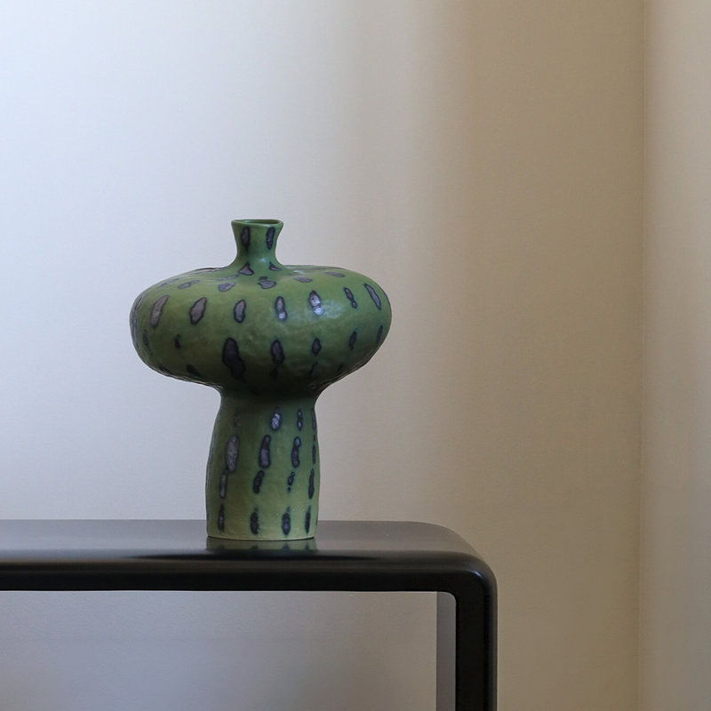 Vases de table en céramique Green Novelty