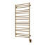 Porte-serviettes chauffant mural électrique 19,5 "x64" Sorano - noir mat, garantie à vie-64593646-25605952-136891358