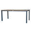 SoHo Rectangle Teak Aluminum Outdoor Dining Table-1166095889-1166095891