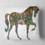 Cheval joyeux - oreiller imprimé animal-30887186-30887190
