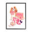 Accessoires de mode haut de gamme avec nœud papillon rose et maquillage par Ziwei Li - Peinture-70680580-70680584