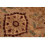 Tapis oriental brun clair / rouge en laine noué à la main 8 pi 7 po x 11 pi 1 po Dorn
