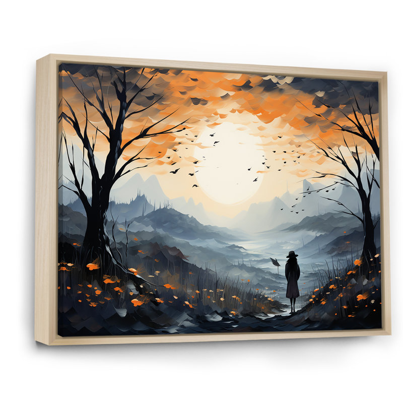 «Meadow Mystic Wilderness - Meadow», art mural sur toile, Cadre naturel flottant, 12" H x 20" W