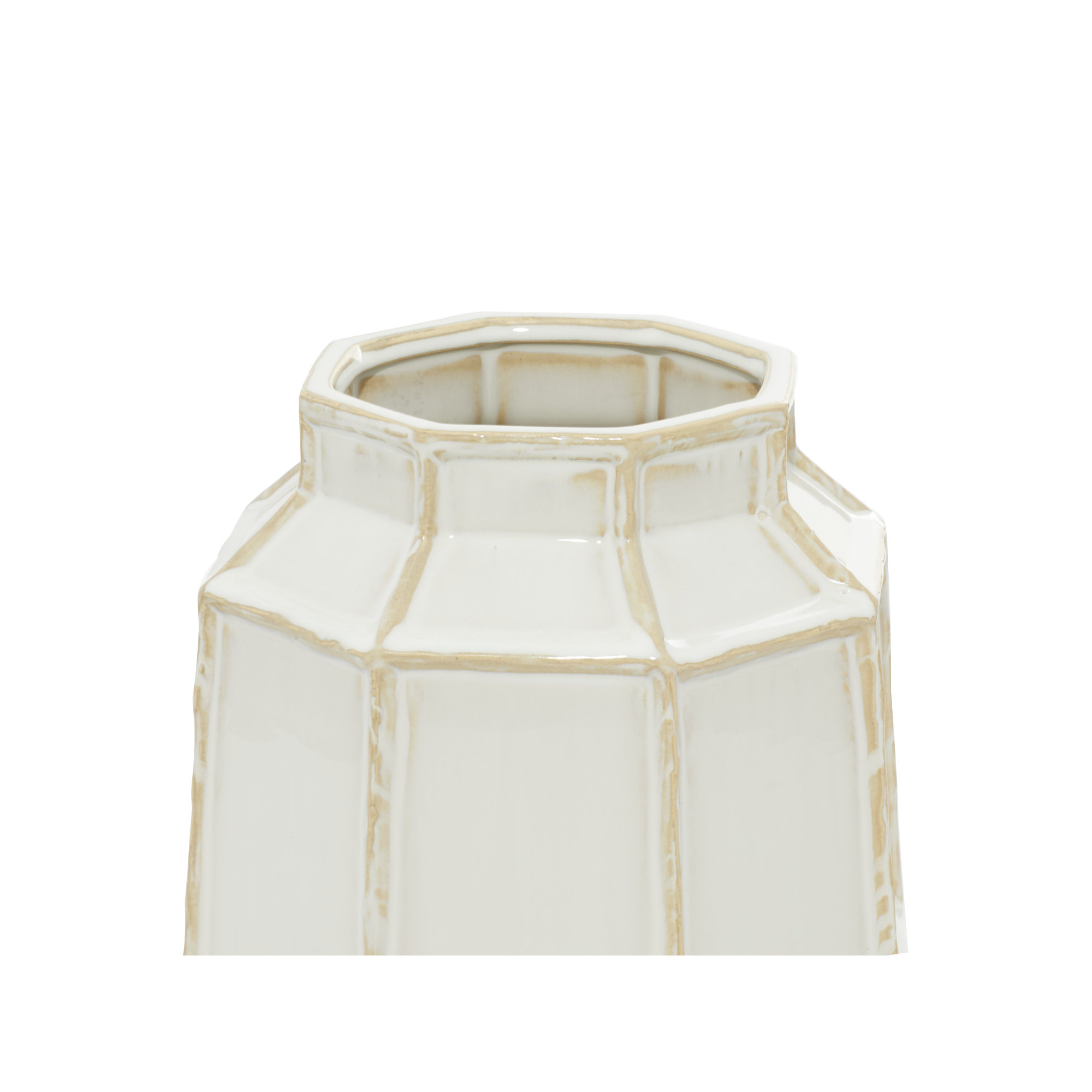 Allonia Handmade Stoneware Table Vase, 9" H x 8" W x 8" D