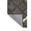 Tapis damassé classique lavable à la machine en noir Ottavio - reliure noire-227469271