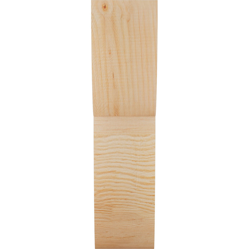Corbeau Crestline, H 22 po x l 5,5 po x P 10 po, Sapin de Douglas, Lisse