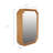 31.5" X 23.82" Wood Framed Wall - Mounted Mirror Cabinet With Storage Shelves, Medicine Mirror For Bathroom, Living Room, Entryway
