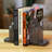 Handmade Illustrious Shadows Marble Bookends (Pair)