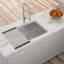 Évier de cuisine encastrable 17 po - 17 po x 19 po x 10 po - Évier de cuisine à simple cuve de calibre 16 - Bar encastré 10 po