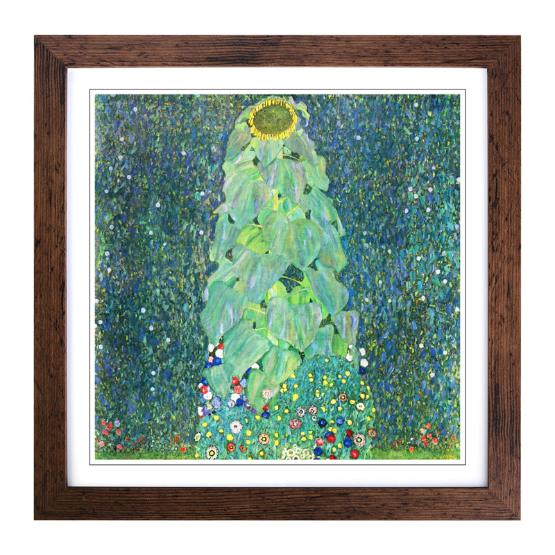 Gustav Klimt - Single Picture Frame Painting, Walnut